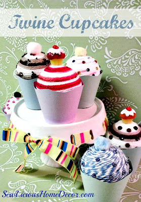 Twine Cupcakes DIY Craft