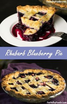 Rhubard Blueberry Pie Recipe