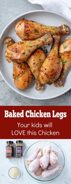 Baked Chicken Legs are kid-friendly; in fact, my kids LOVE them, and I am sure yours will love them too.