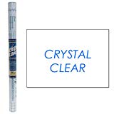 Zip Tac Self-Adhesive Shelf Liner - 9ft x17.75in (Crystal Clear)