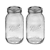 Ball Regular Mouth 32-Ounces Mason Jar with Lids and Bands (2-Units)