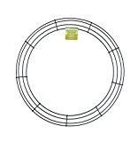 FloraCraft SimpleStyle 18 inch Wire Wreath, Green, 13 Gauge