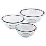Pyrex Prepware 3-Piece Glass Mixing Bowl Set