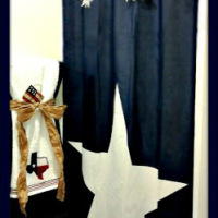 ornament shower curtain