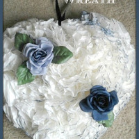 Coffee Filter Wreath Tutorial