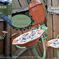 chandelier birdfeeder