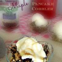 Maple Crock Pot Blueberry Pancake Cobbler sewlicioushomedecor contest 2013
