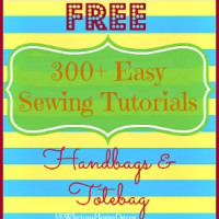 Friday Freebies-Easy Sewing Patterns-Handbags and Totebags