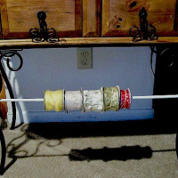 sew organized ribbon desk holder