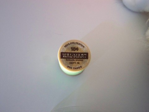 walmart old spool of thread