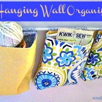 hanging wall organizers sewing tutorial