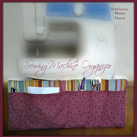 Easy Sewing Machine Organizer Tutorial