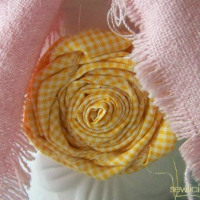 fabric flower tutorial