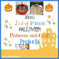 Big list of Halloween Patterns and Craft Projects