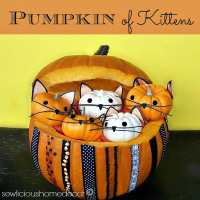 Pumpkin Full Of Kittens {halloween}