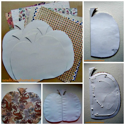 Scrapbook Paper Pumpkin Tutorial