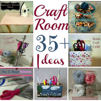 Sew Thankful Series ~35+ Craft Room Organization Ideas~ {Day 20}