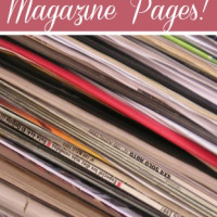how to organize magazine pages