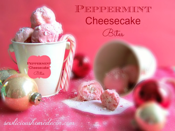 Peppermint Candy Cane Cheesecake Balls