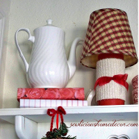 Cover books with scrapbook paper