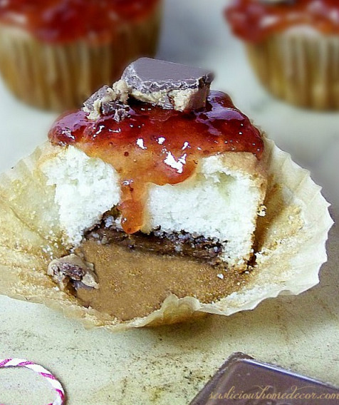 Peanut Butter and Jelly Cupcake
