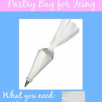 How to assemble a pastry bag for icing.