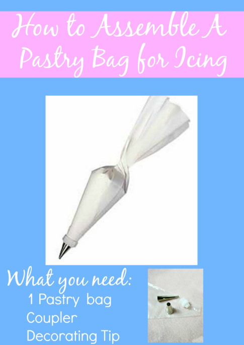 how to assemble a pastry bag
