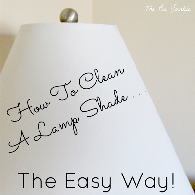 how to clean a lamp shade
