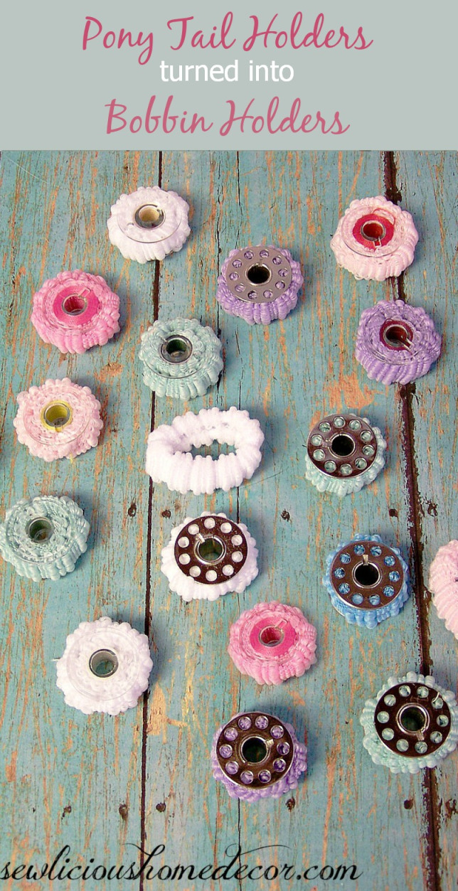 pony tail holer bobbin holders