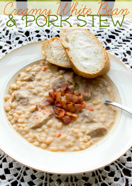 white bean pork stew