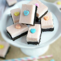 Oreo Valentine's Day Fudge