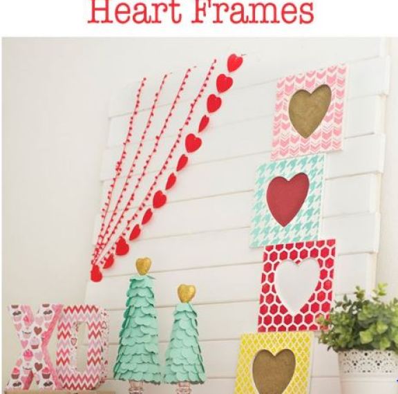 stenciled frames