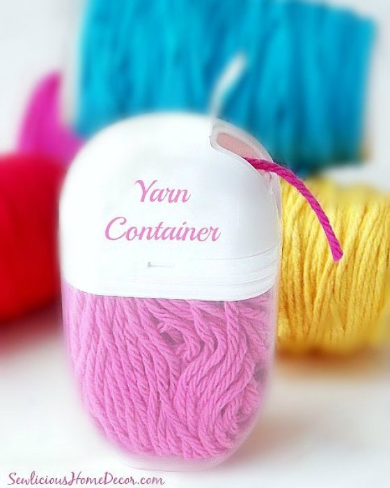 Tic Tac Yarn Holders at sewlicioushomedecor