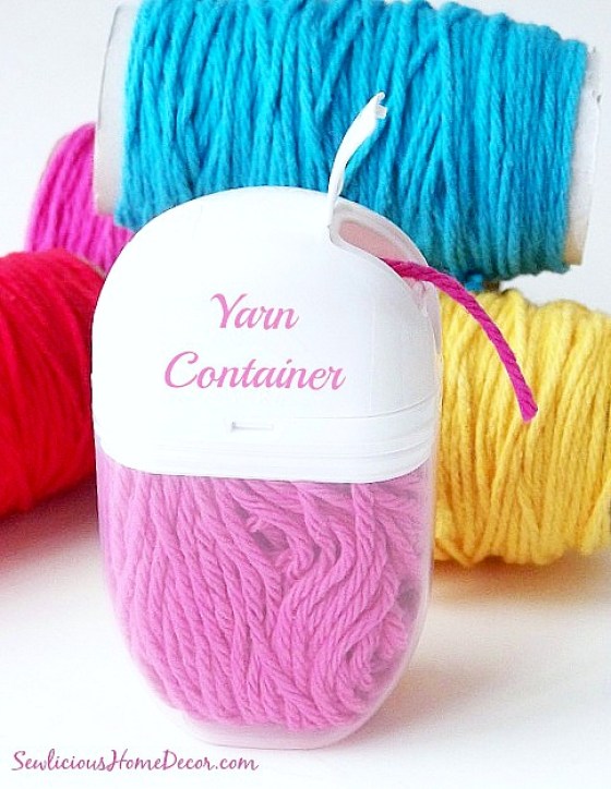Tic Tac Yarn Holders