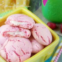 Strawberry Pudding Cheesecake Cookies