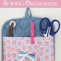 Pot Holder Sewing Roll-up Organizer Tutorial
