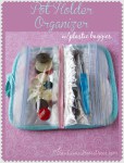 Pot Holder Organizer with plastic baggies at sewlicioushomedecor.com