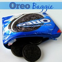 Recycled Food Safe Oreo Cookie Bag to Zipper Bag
