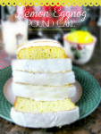 Lemon Eggnog Pound Cake for the holidays at sewlicioushomedecor.com