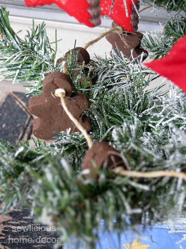 Salt Dough Cinnamon Gingerbread Man Garland