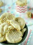 Soft Batch Peanut Butter Eggnog Cookies
