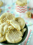 Soft Batch Peanut Butter Eggnog Cookies
