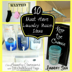 10 Must Have Laundry Room Organization Ideas