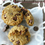 Cherry Filled Chocolate Chips Peanut Butter Oatmeal Flourless Cookies