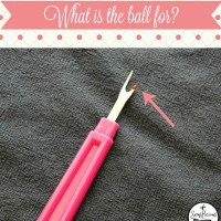 Using A Seam Ripper What is the little ball for