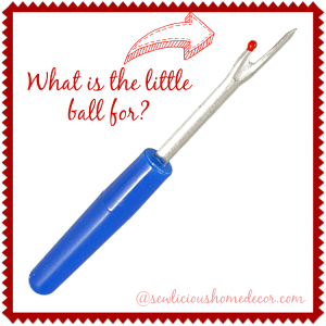 seam ripper sewlicioushomedecor