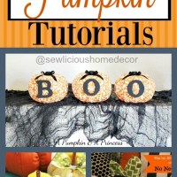 Free Easy Sew and No Sew Fabric Pumpkin Tutorials
