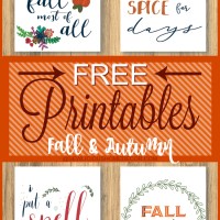 Free Fall Printables