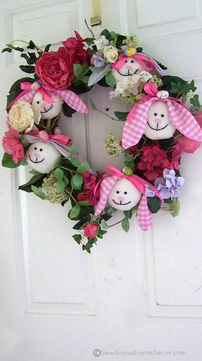 Easter Bunny Wreath Tutorial