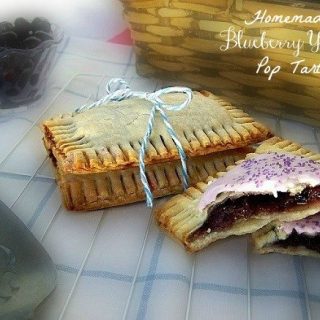 Homemade Blueberry Yogurt Pot Tarts